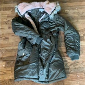 Jessica Simpson maternity winter coat